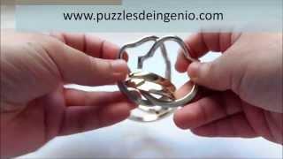 Vídeo Solución Rompecabezas Puzzle de Metal Hanayama Cast Ring Solution