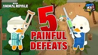 5 Defeats That Will BREAK YOUR HEART  | Super Animal Royale | LiamxF | #sar