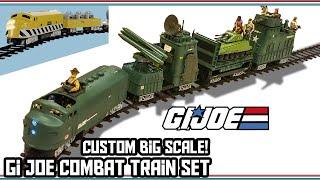 Custom Gi Joe Combat Train Set - COMPLETE - Modified for ARAH figures and vehicles! - How To