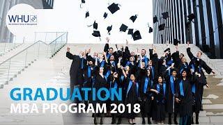 WHU Graduation | Full-Time MBA Program 2018