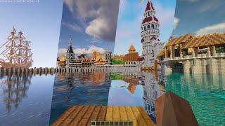 [4K] Top Minecraft Shaders | Best 10 Shaders Comparison | BSL, Continuum, Pr Luma, SEUS, Voyager