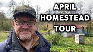 April Homestead Tour | Latvian Homestead