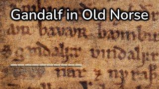 Gandalf in Old Norse