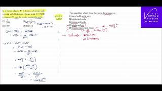 NEET 2024 Question in Units and Measurements based on Least count of vernier calipers