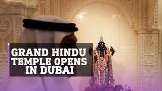 Dubai inaugurates a Hindu temple that blends Indian and Arabic designs