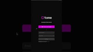 Tome app AI PPT tool registration - Tome AI 做PPT工具注册 #web3 #powerpoint #logo #tutorial #webdesign