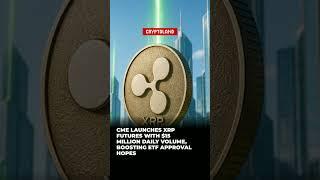 CME Launches XRP Futures with $15 Million Daily Volume, Boosting ETF Approval Hopes