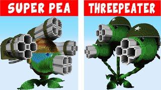 Minecraft vs PvZ – GATLING PEA | COB CANNON