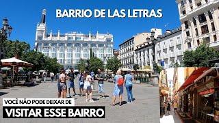 O bairro mais CHARMOSO do centro de MADRID | Barrio de las Letras | Video Guia de Madrid