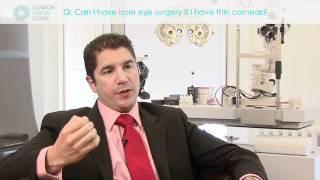 Can I have laser eye surgery if I have thin corneas?