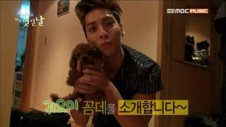 130319 Jonghyun at One Fine Day E06: Jonghyun and Puppy Part 1