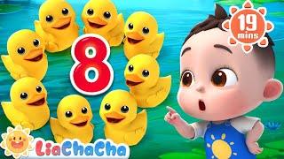 Counting Ducks Song | Numbers Song with Little Ducks | Kids Songs & Nursery Rhymes | LiaChaCha