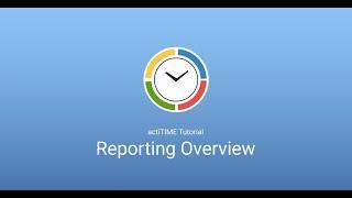 actiTIME Time Tracking Software: Reports