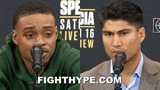 (WOW!) ERROL SPENCE LASHES OUT, TRADES WORDS WITH MIKEY GARCIA; TELLS HIM TO DROP HUMBLE ACT