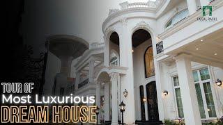 The Most Luxurious Full Furnished House Tour | 2 kanal Spanish Design House In DHA Lahore.