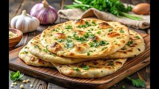 The BUTTER GARLIC NAAN recipe at home