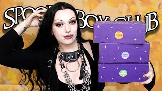 TRIPLE SPOOKY BOX CLUB UNBOXING - PUMPKIN PARADE - SCHOOL OF SORCERY - BOTANIST | Toxic Tears