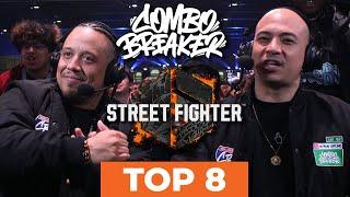 COMBO BREAKER 2024 - Street Fighter 6 Tournament - Top 8 (Dual Kevin, Noah, ElChakotay, Shine, JAK)