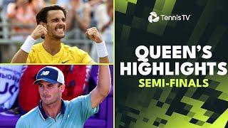 Tommy Paul Plays Sebastian Korda, Thompson vs Musetti | Queen's 2024 Semi-Final Highlights