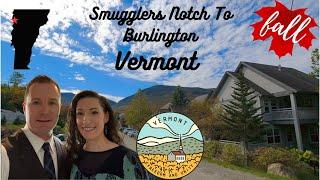 Smugglers Notch Ski Resort to Burlington Vermont in Fall: Train Travel + Wedding Fun! LNAB