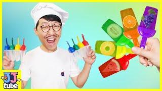 맛있는 과일 아이스크림 송 인기동요 영어공부해요. Fruite Ice cream alphabet song Nursery Rhyme for kids [제이제이 튜브-JJ tube]