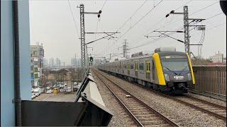 Korail 수도권 지하철 수인분당선 정왕역 진입Korail Subway Suinbundang Line Enters Jeongwang Station bound for Incheon