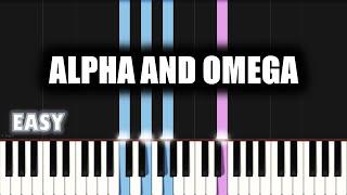 Alpha and Omega | EASY PIANO TUTORIAL by SA Gospel Piano