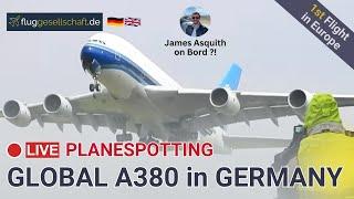 Global Airbus A380 Planespotting LIVE: Dresden Airport  Friday #livestream