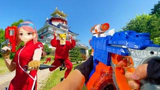 Nerf War | Amusement Park Battle 12 (Nerf First Person Shooter)