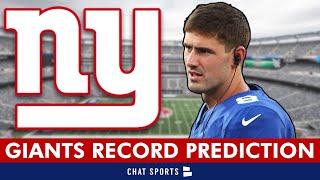 New York Giants 2024 Record Prediction Before NFL Week 1