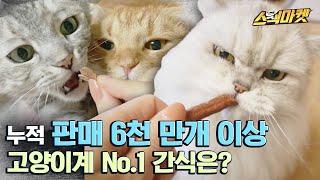 고양이 간식계의 고인물, 뛰어난 기호성 비타크래프트 캣스틱 52%할인! ㅣ스웩마켓 @eut.d @BennyFamily2018​