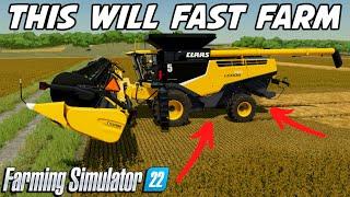 Fast Farm With Any Harvester | Farming Simulator 22