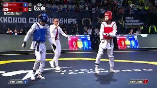 215 W-57kg R-16 ZOLOTIC Anastasija USA  vs  KIM Yu-jin KOR I Guadalajara 2022 WT Championships