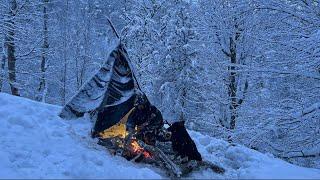 Can I Survive -21°C Snowstorm in Freezing Cold? EXTREME Winter Camping