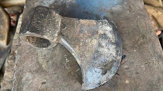 Blacksmith Four Axe Restoration || Hand made Axe  || Information Tv