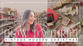 HOW TO THRIFT CHRISTMAS HOME DECOR l What I look for at the thrift store & home decor on a budget!