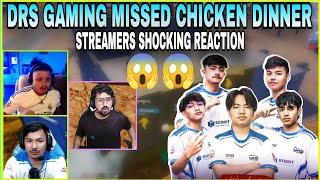 Streamers Shocking Reaction on DRS Gaming Missed Chicken Dinner | Clash with kvn #drsgaming #pmslcsa