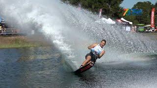 Unbelievable Men's Slalom Final Action @ the Visit Lake County Florida IWWF Waterski  Worlds