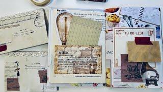 Craft With Me - Junk Journal Entry - Your Creative Studio Unboxing