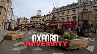 [4K] Oxford University Walking Tour | Ancient University  | Oxford City