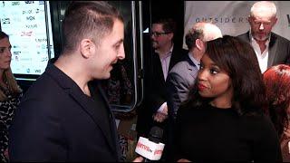 Christina Jackson at "Outsiders" Red Carpet at NYTVF with Arthur Kade