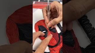 Deadpool from Paper Quilling️ #quilling #deadpool #fanart