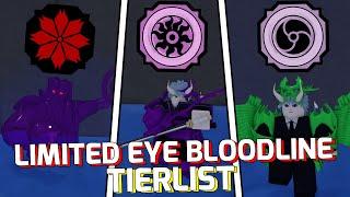 ALL LIMITED EYE BLOODLINES *WORST TO BEST* | Shindo Life Tierlist