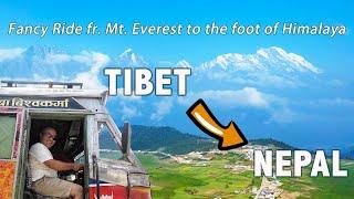 I did a fancy drive from Tibet to Nepal, drove from 5200m Mt.Everest Base Camp to 2000m Napal border