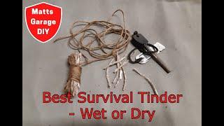 EDC Survival Tinder - Wet or Dry