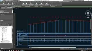 Построение продольного профиля в  AutoCad Сivil 3D