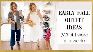 Early Fall Outfit Ideas: What I wore | Christie Ressel