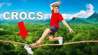 I Tried Extreme Sports in Crocs!