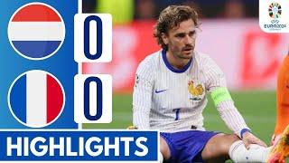 Netherlands vs France 0-0 • All Goals & Highlights • EURO 2024