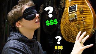 BUYING A GUITAR BLINDFOLDED!